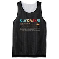 Black Father Noun Fathers Day Gifts Classic Gifts Mesh Reversible Basketball Jersey Tank