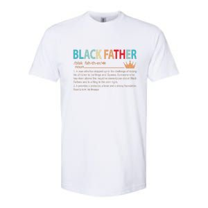 Black Father Noun Fathers Day Gifts Classic Gifts Softstyle CVC T-Shirt