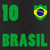 Brazil Flag Number 10 Brasil Adult Drive Performance Visor