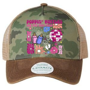 Boho Floral Nicu Crew Nurse Poppin Bottles For The New Year Legacy Tie Dye Trucker Hat