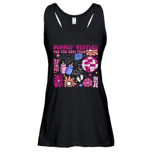 Boho Floral Nicu Crew Nurse Poppin Bottles For The New Year Ladies Essential Flowy Tank