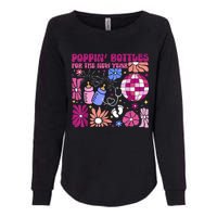 Boho Floral Nicu Crew Nurse Poppin Bottles For The New Year Womens California Wash Sweatshirt