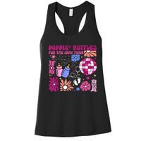 Boho Floral Nicu Crew Nurse Poppin Bottles For The New Year Women's Racerback Tank