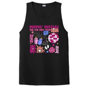 Boho Floral Nicu Crew Nurse Poppin Bottles For The New Year PosiCharge Competitor Tank