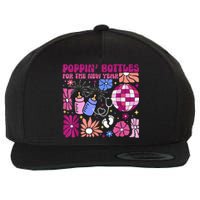 Boho Floral Nicu Crew Nurse Poppin Bottles For The New Year Wool Snapback Cap