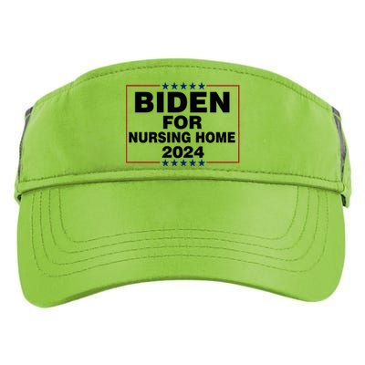 Biden For Nursing Home 2024 Adult Drive Performance Visor