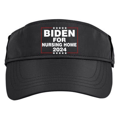 Biden For Nursing Home 2024 Adult Drive Performance Visor