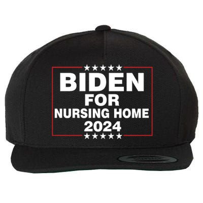 Biden For Nursing Home 2024 Wool Snapback Cap