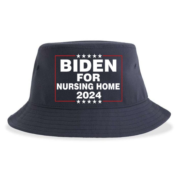 Biden For Nursing Home 2024 Sustainable Bucket Hat