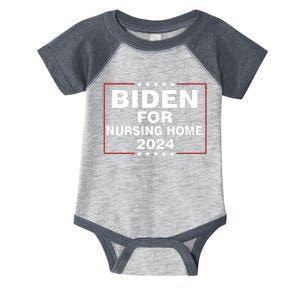 Biden For Nursing Home 2024 Infant Baby Jersey Bodysuit