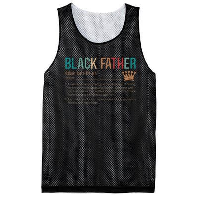 Black Father Noun Father Day Gifts Classic Mesh Reversible Basketball Jersey Tank