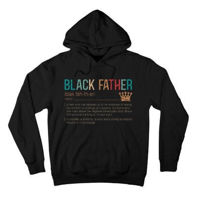 Black Father Noun Father Day Gifts Classic Tall Hoodie