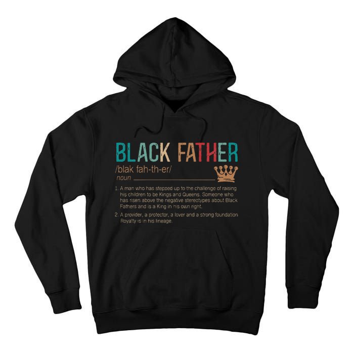 Black Father Noun Father Day Gifts Classic Tall Hoodie