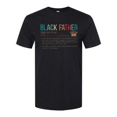 Black Father Noun Father Day Gifts Classic Softstyle CVC T-Shirt