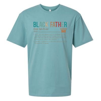 Black Father Noun Father Day Gifts Classic Sueded Cloud Jersey T-Shirt