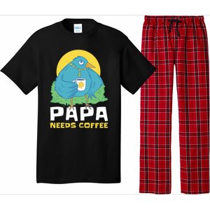 Bird Father Needs Coffee For Fathersday Gift Pajama Set