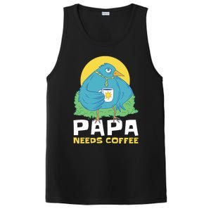 Bird Father Needs Coffee For Fathersday Gift PosiCharge Competitor Tank