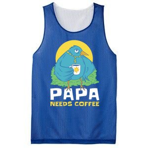 Bird Father Needs Coffee For Fathersday Gift Mesh Reversible Basketball Jersey Tank