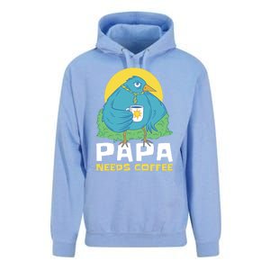 Bird Father Needs Coffee For Fathersday Gift Unisex Surf Hoodie