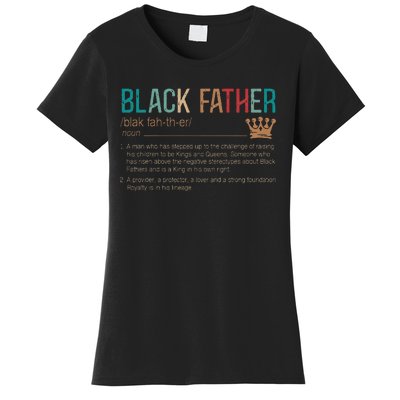 Black Father Noun Father Day Gifts Classic Women's T-Shirt