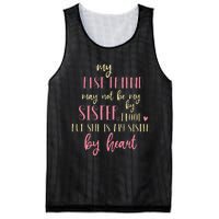 Best Friend Not By Blood But Buy Heart BFF Best Friend Mesh Reversible Basketball Jersey Tank