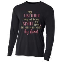 Best Friend Not By Blood But Buy Heart BFF Best Friend Cooling Performance Long Sleeve Crew