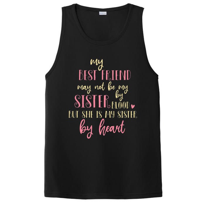 Best Friend Not By Blood But Buy Heart BFF Best Friend PosiCharge Competitor Tank