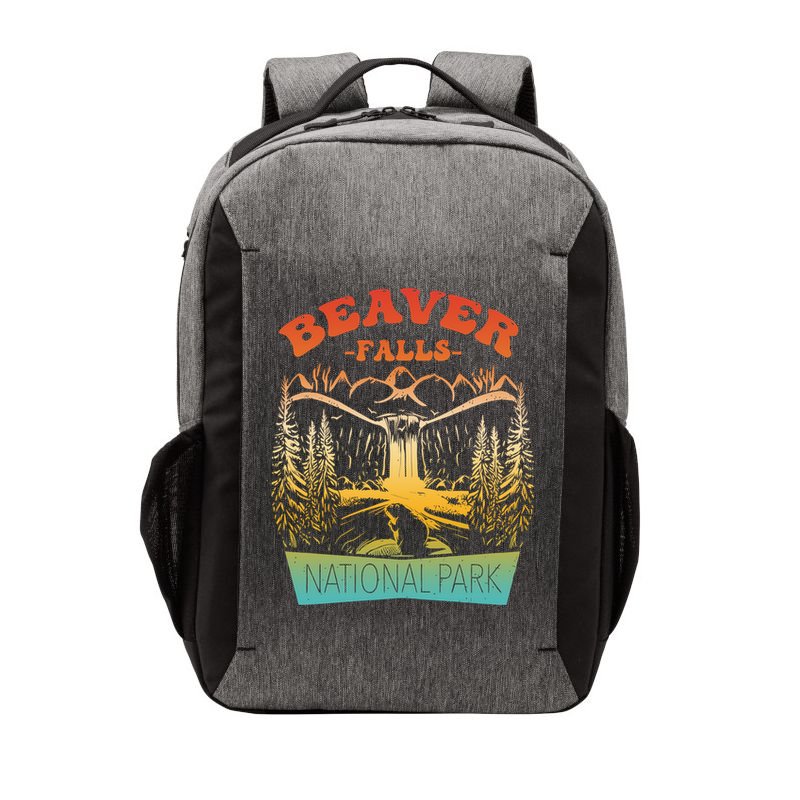 Beaver Falls National Park Vintage Design Vector Backpack