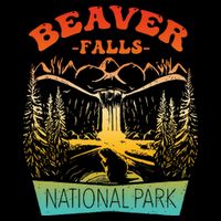 Beaver Falls National Park Vintage Design Doggie Tank