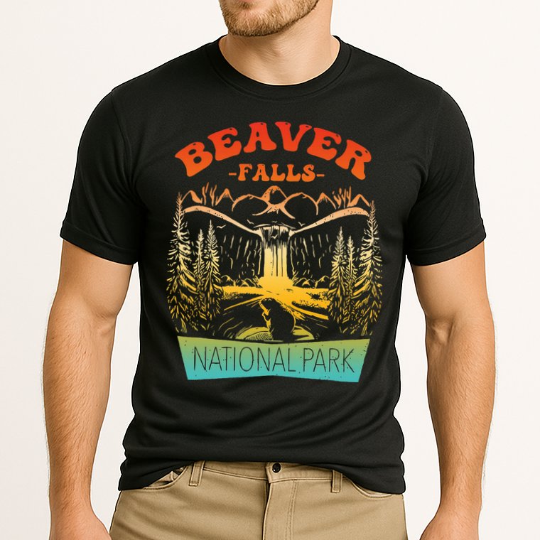 Beaver Falls National Park Vintage Design Performance Shirt