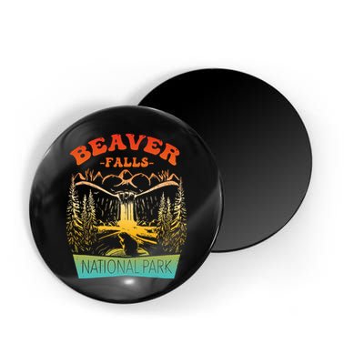 Beaver Falls National Park Vintage Design Magnet