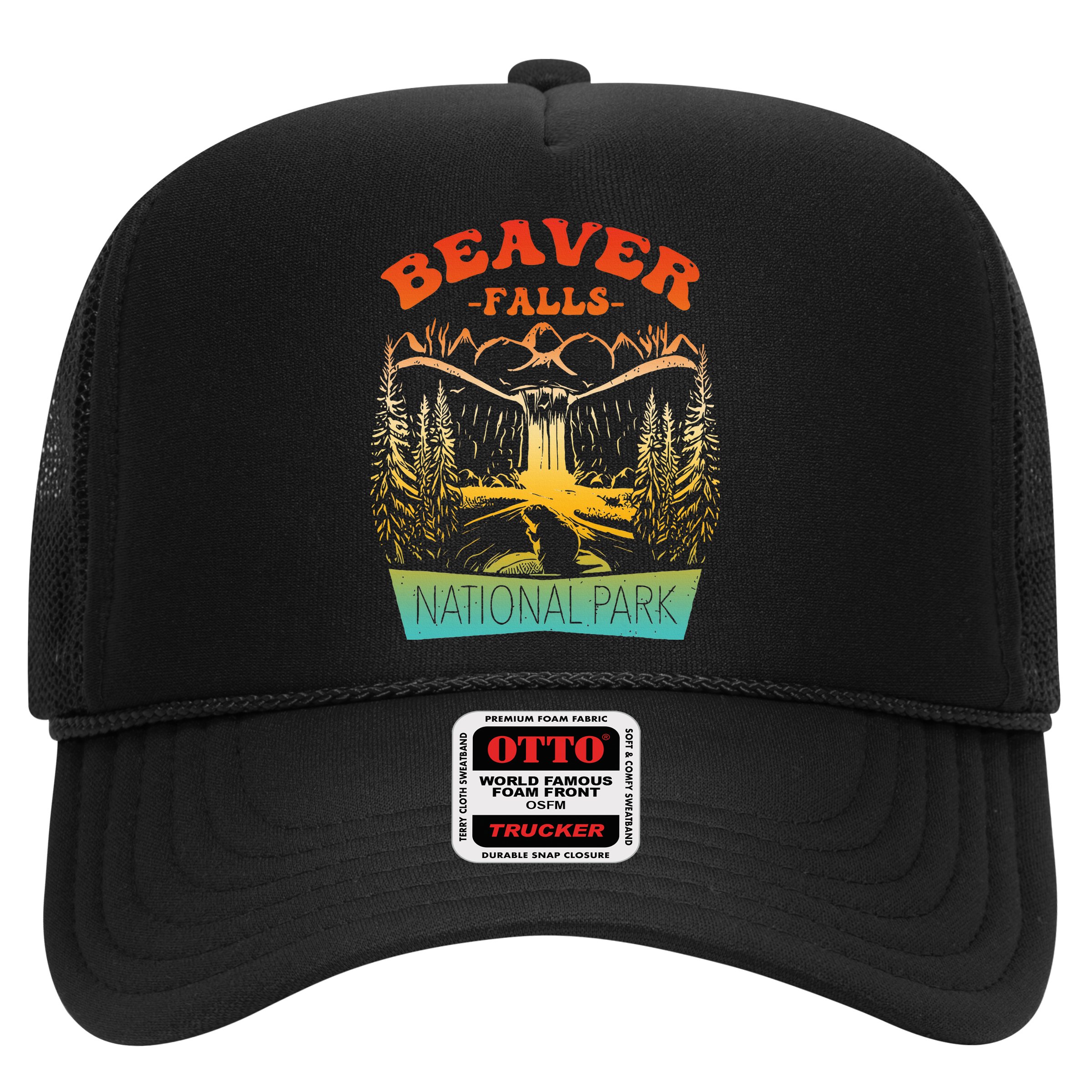 Beaver Falls National Park Vintage Design Hat