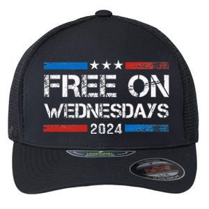 Biden Free On Wednesdays Us Flag Flexfit Unipanel Trucker Cap