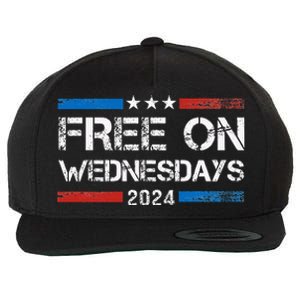 Biden Free On Wednesdays Us Flag Wool Snapback Cap