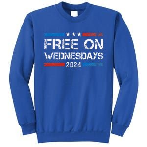 Biden Free On Wednesdays Us Flag Sweatshirt