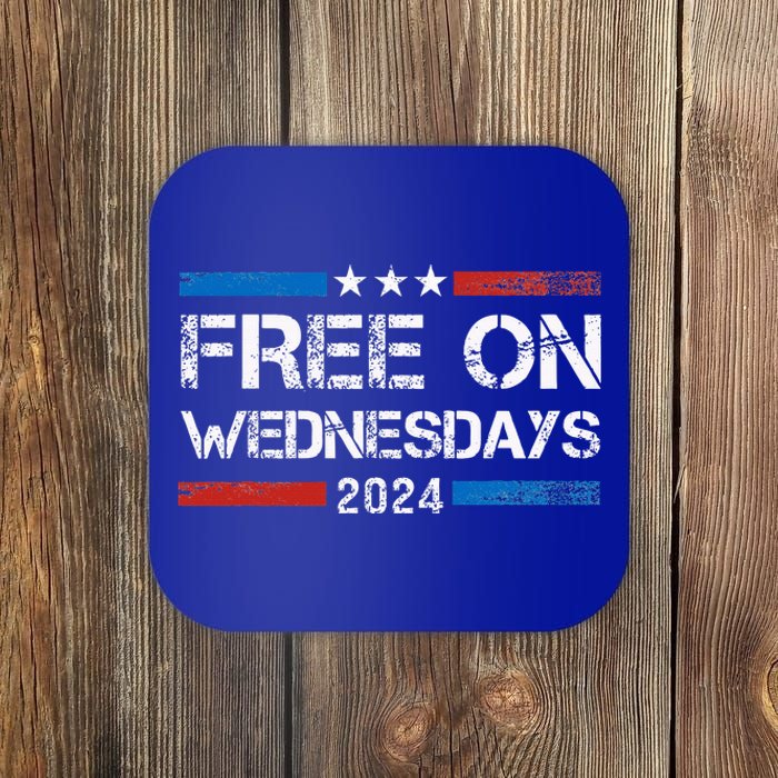 Biden Free On Wednesdays Us Flag Coaster