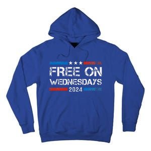 Biden Free On Wednesdays Us Flag Tall Hoodie