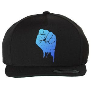 Black Fist Original Black Power Symbol Empower Blm Meaningful Gift Wool Snapback Cap