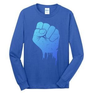 Black Fist Original Black Power Symbol Empower Blm Meaningful Gift Tall Long Sleeve T-Shirt