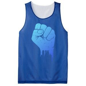 Black Fist Original Black Power Symbol Empower Blm Meaningful Gift Mesh Reversible Basketball Jersey Tank