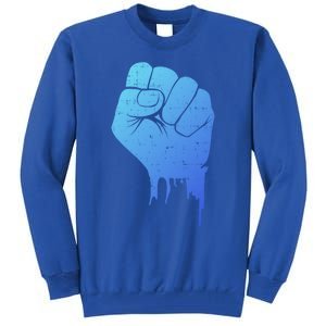 Black Fist Original Black Power Symbol Empower Blm Meaningful Gift Tall Sweatshirt