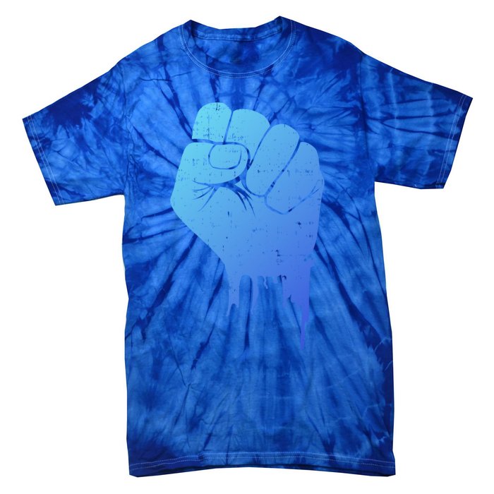 Black Fist Original Black Power Symbol Empower Blm Meaningful Gift Tie-Dye T-Shirt