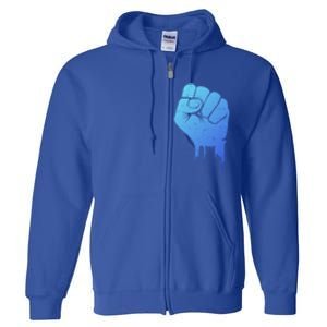 Black Fist Original Black Power Symbol Empower Blm Meaningful Gift Full Zip Hoodie