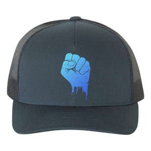 Black Fist Original Black Power Symbol Empower Blm Meaningful Gift Yupoong Adult 5-Panel Trucker Hat