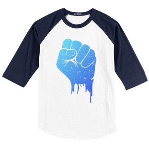 Black Fist Original Black Power Symbol Empower Blm Meaningful Gift Baseball Sleeve Shirt