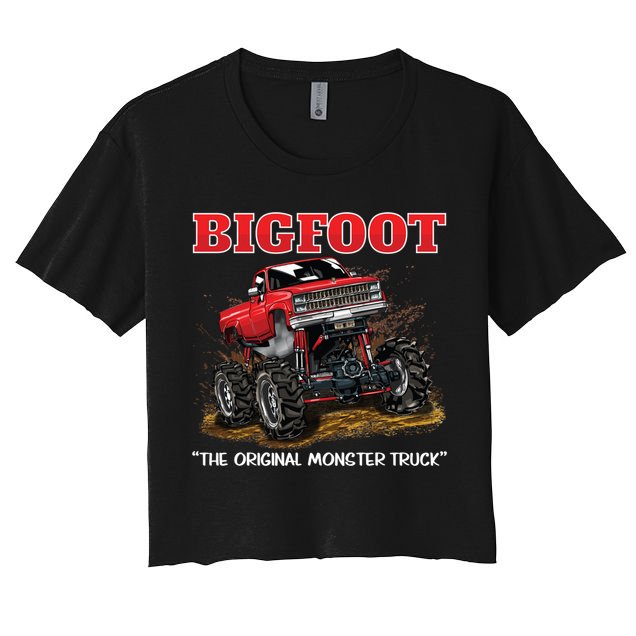 Big Foot Original Monster Truck Gift Crop Top