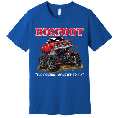Big Foot Original Monster Truck Gift Premium T-Shirt