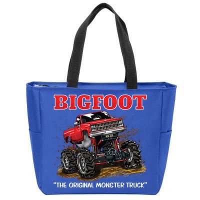 Big Foot Original Monster Truck Gift Zip Tote Bag