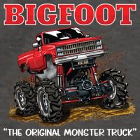 Big Foot Original Monster Truck Gift Vector Backpack