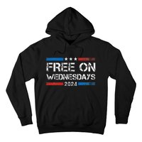 Biden Free On Wednesdays Us Flag Hoodie